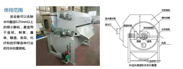 外進(jìn)水微濾機(jī) 外進(jìn)水微濾機(jī)